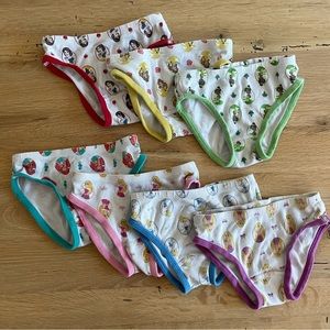 Hanna Andersson Disney princess hipster underwear (Set of 7)